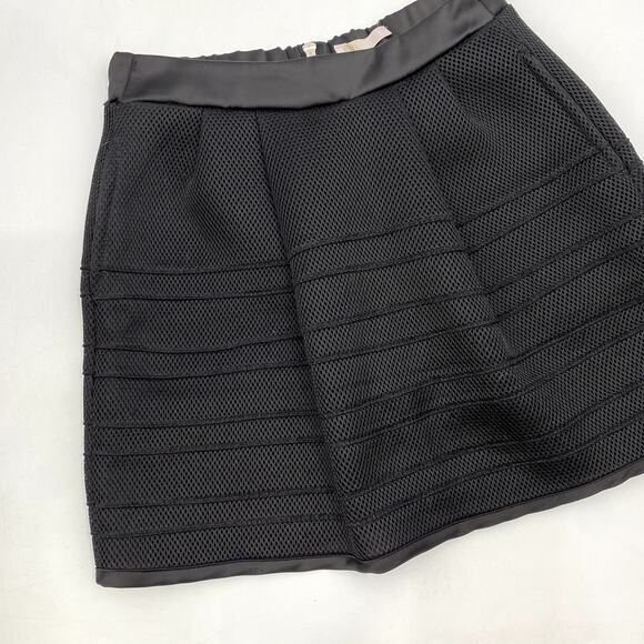 Maje black netted mini skirt - Picture 3 of 12